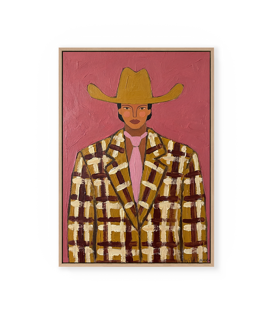 Cowboy in Plaid