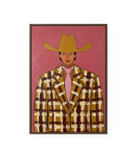Cowboy in Plaid